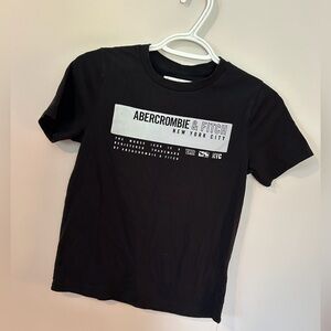 Black & Reflective Silver Abercrombie Tee Shirt